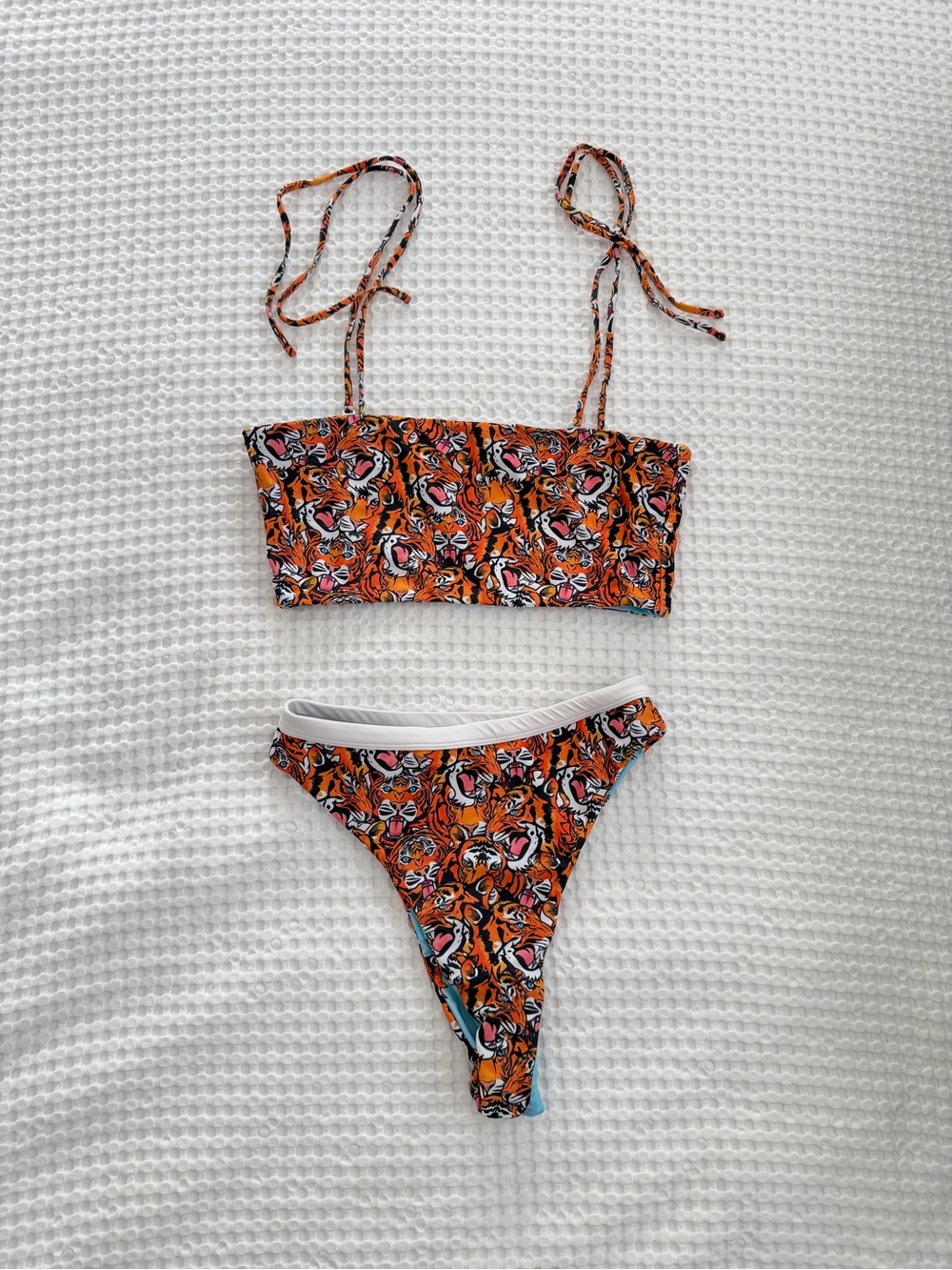 Moana Bikini Reversible Tiger Tantrum Bikini Size Medium